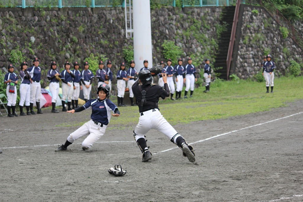 合同練習 横浜隼人中学高等学校女子野球部 その１ オール小田原ベースボールクラブ